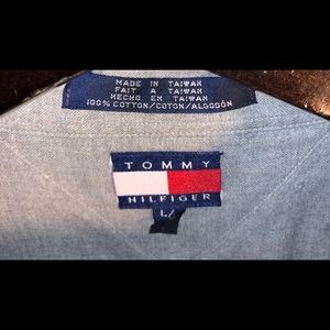 Tommy Hilfiger Button Down Dress Shirt. Vintage.